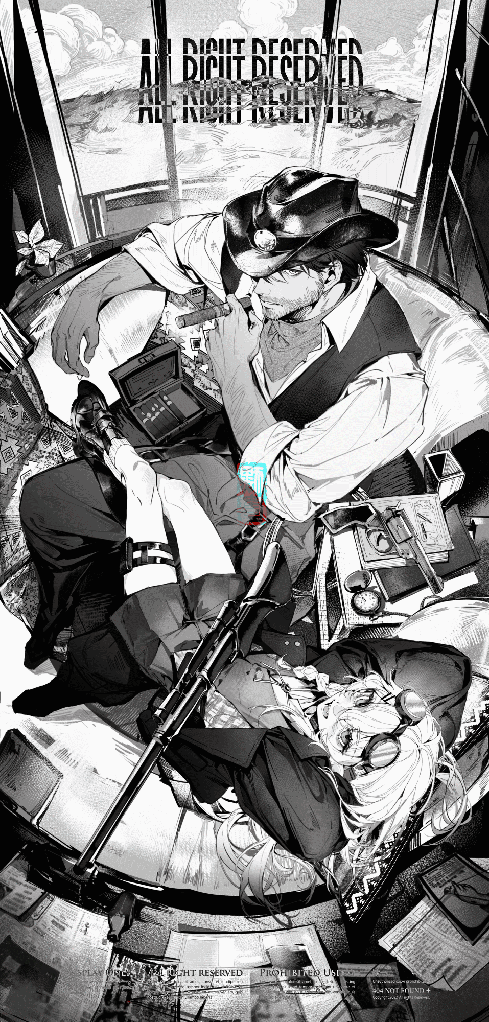 1boy, 1girl, animal_ear_fluff, animal_ears, animated, animated_gif, arms_behind_head, asa_moi