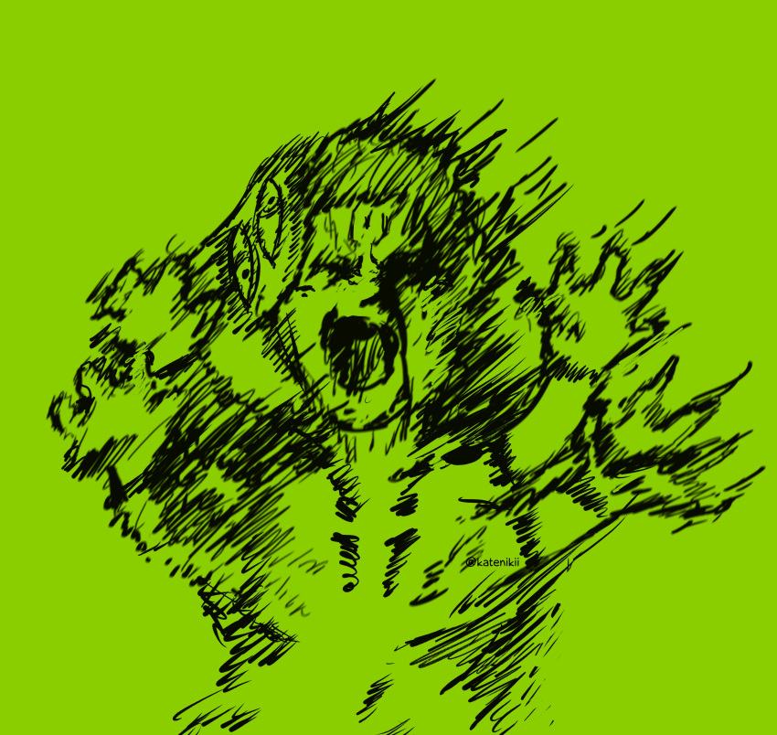 1boy, absurdres, ai-generated_art_(topic), album_cover, ash_baby_(meme), baby, brat_(charli_xcx), cover