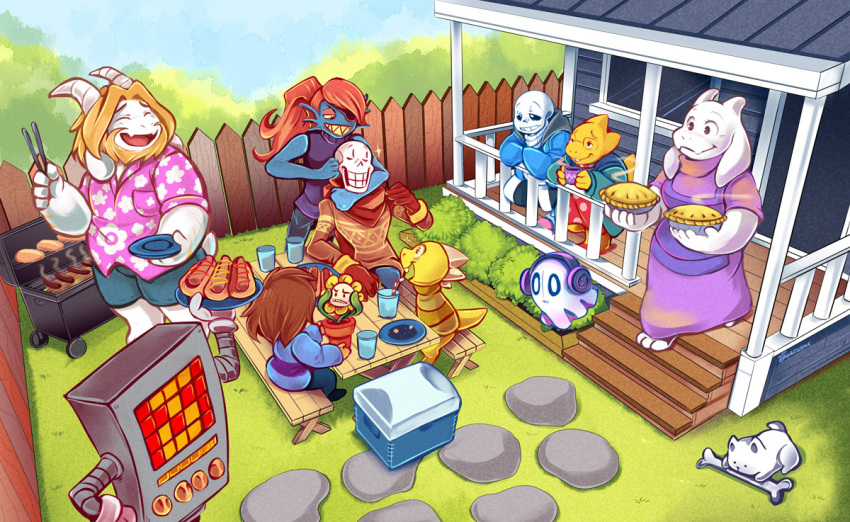 0_0, 2021, 2d, 2others, 3girls, 4boys, alphys, ambiguous_gender