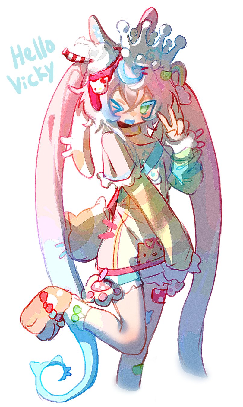1girl, animal_shoes, brown_shoes, cloud_(lufaeris), colored_eyelashes, commentary, cropped_legs, crown
