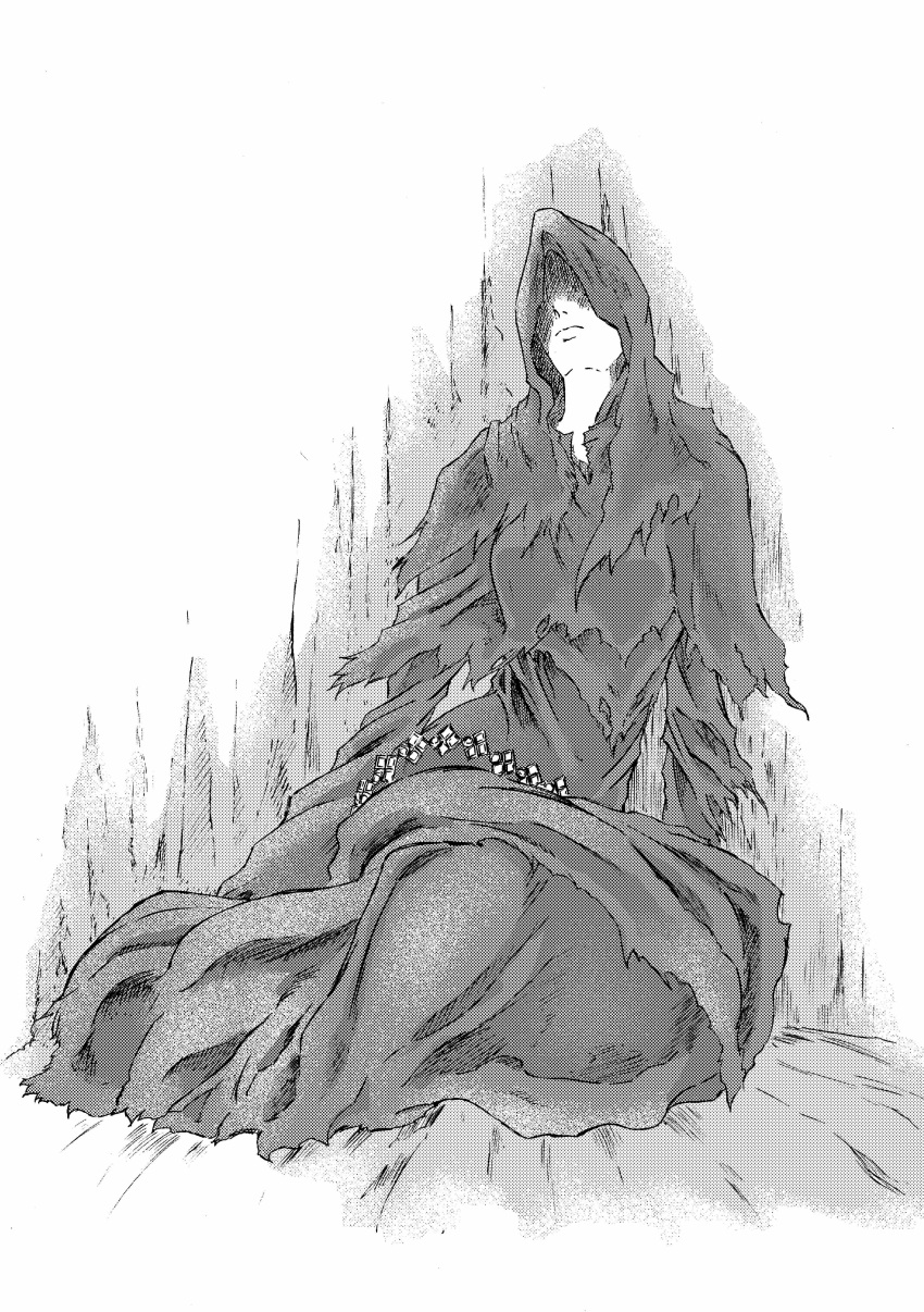 1girl, 913kousatu, absurdres, closed_mouth, commentary_request, dark_souls_(series), dark_souls_i, expressionless