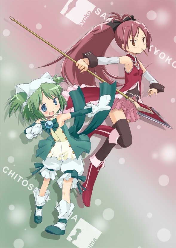 black_legwear, blue_eyes, boots, bow, brown_eyes, child, chitose_yuma, gloves
