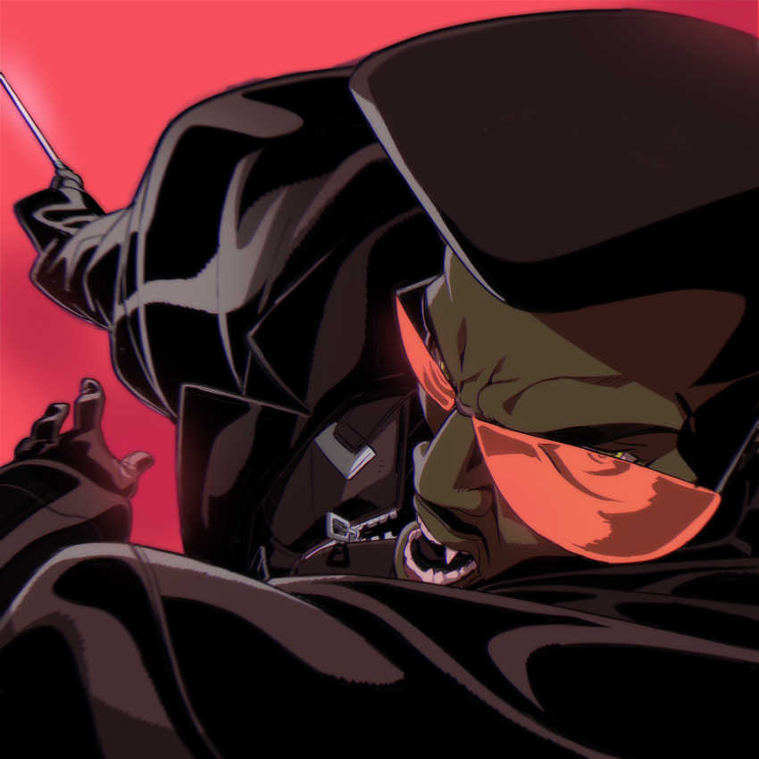 1boy, black_coat, black_facial_hair, black_gloves, black_hair, blade_(marvel), blade_(series), brown_eyes