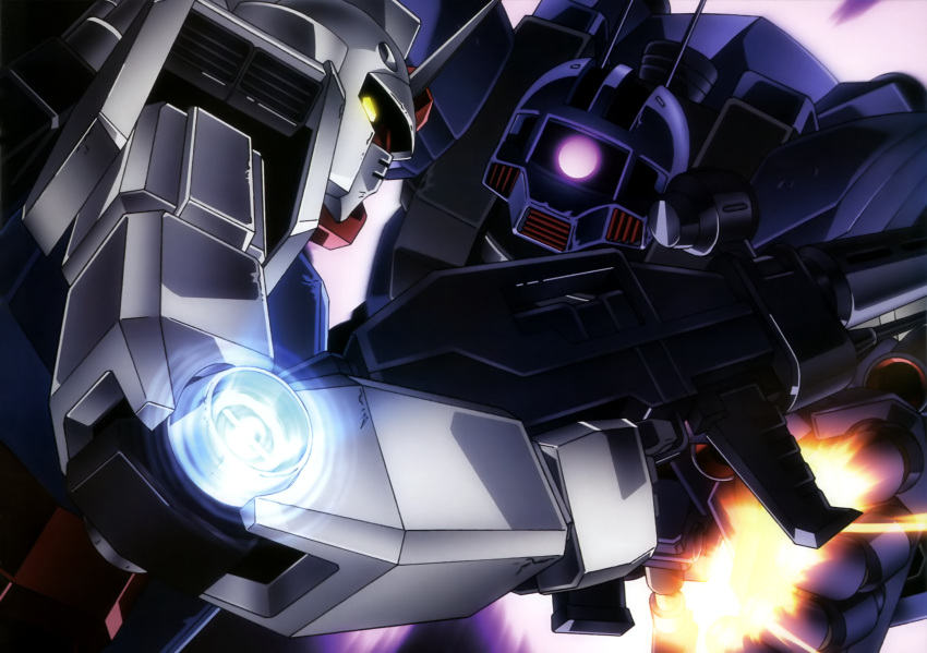 artist_request, battle, beam_rifle, duel, earth_federation, energy_gun, gundam, gundam_msv