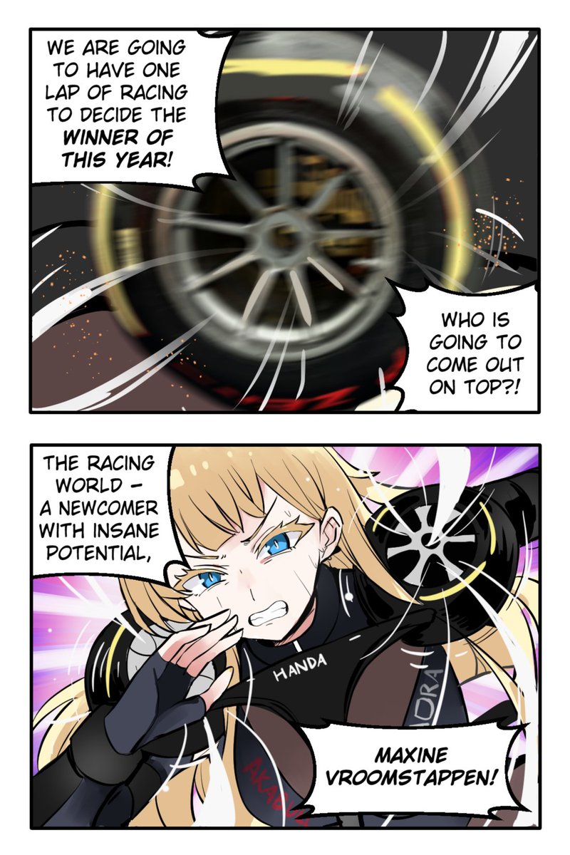 1girl, 2021_abu_dhabi_grand_prix, animification, black_bodysuit, black_gloves, blonde_hair, blue_eyes, bodysuit