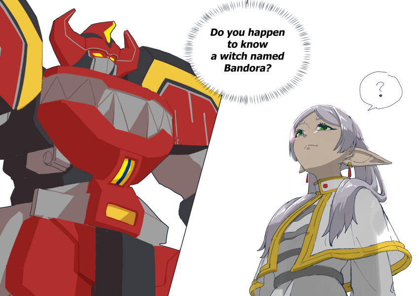 1girl, capelet, commentary, cowboy_shot, daizyuzin, earrings, elf, english_commentary