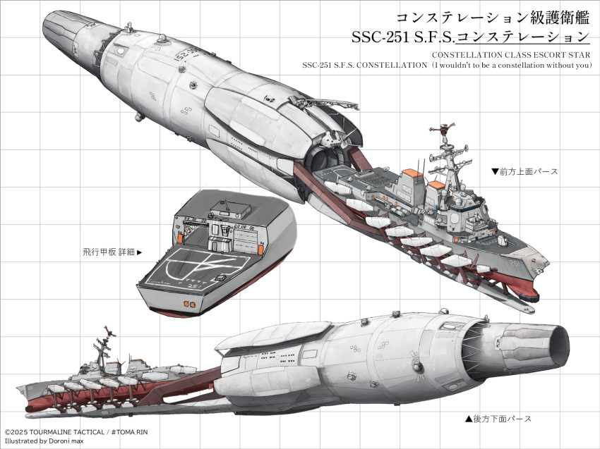 arleigh_burke_class, commentary_request, destroyer, doroni_max, highres, machinery, mast, military