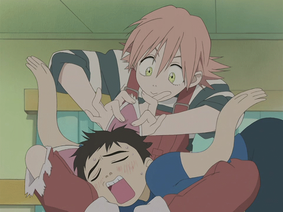 animal_ears, animated, animated_gif, cat_ears, flcl, gif, haruhara_haruko, nandaba_naota