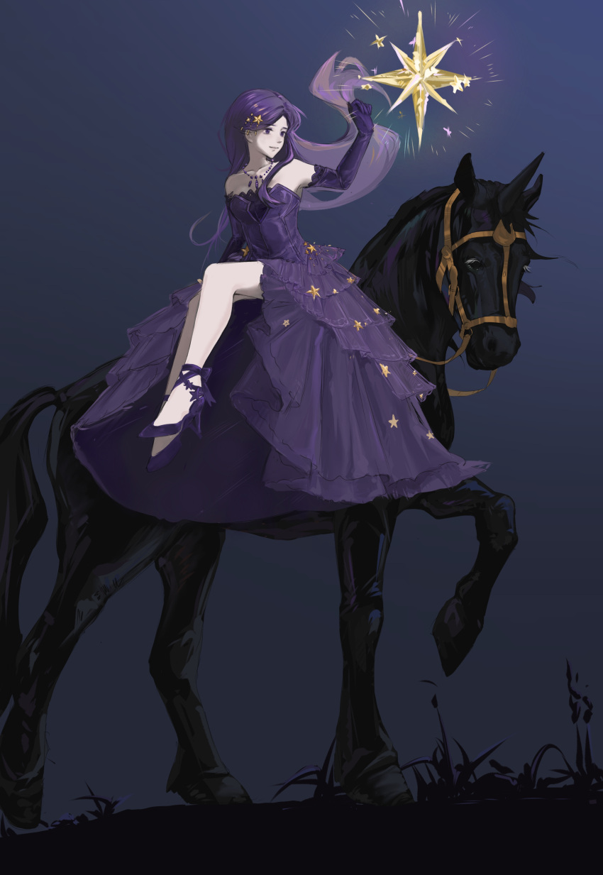 1girl, absurdres, ankle_bow, ankle_ribbon, bare_legs, bare_shoulders, blue_sky, bow