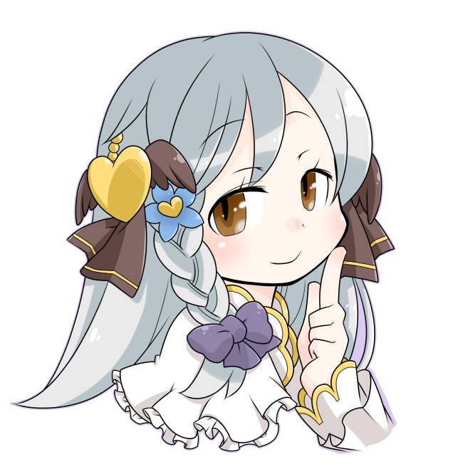 1girl, arch_bishop_(ragnarok_online), blue_flower, blush, bow, braid, brown_bow, brown_eyes