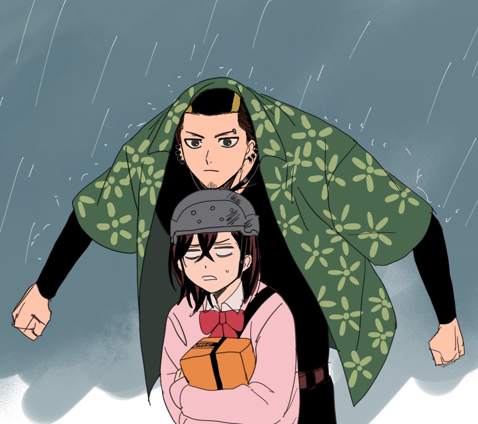 1boy, 1girl, ayase_momo, black_hair, black_shirt, bow, bowtie, brown_hair