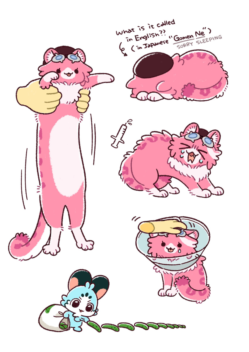 >_<, 1girl, :3, absurdres, bag, beret, cat_loaf, chattino_(raora_panthera)
