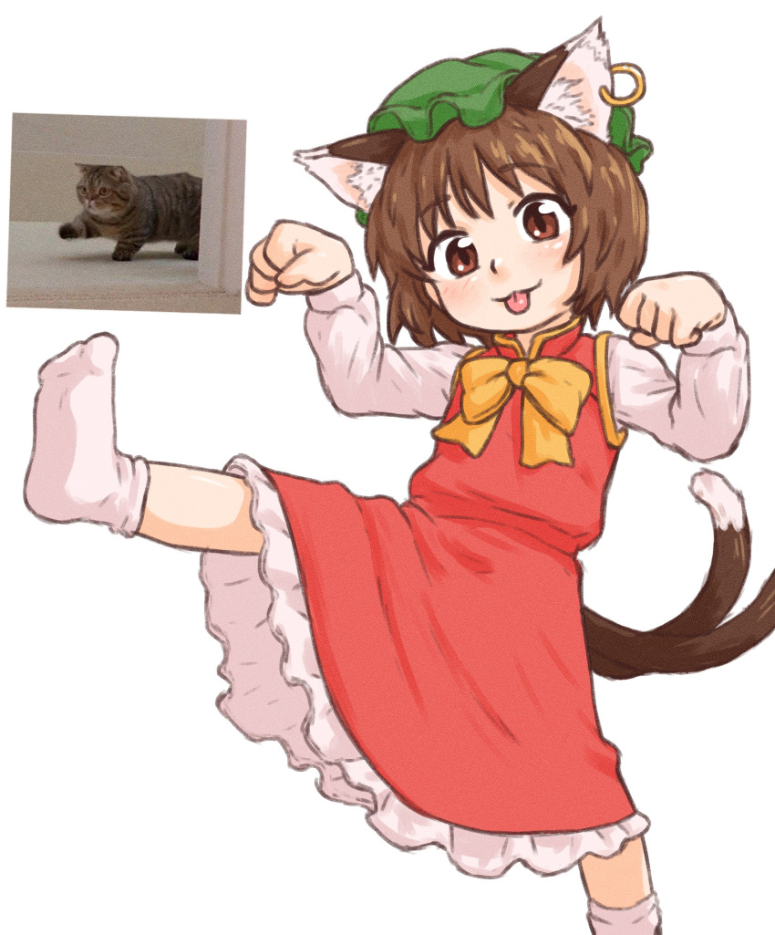1girl, :3, animal_ear_fluff, animal_ear_piercing, animal_ears, beachepisode, bow, bowtie