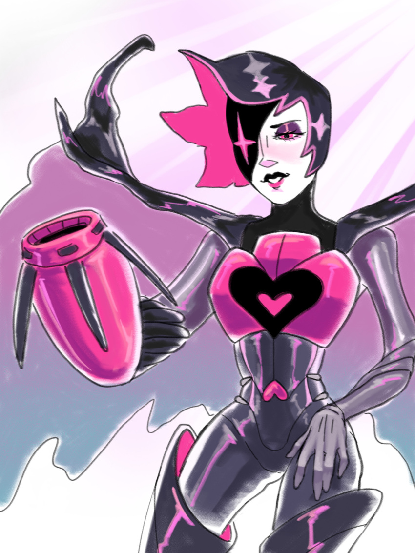 1boy, 2025, 2d, alternate_form, androgynous, android, arm_cannon, black_hair