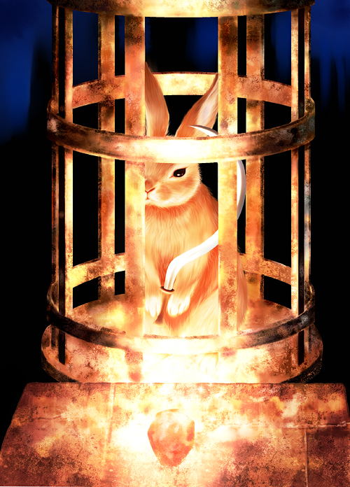 cage, demon's_souls, demon's_souls, mera_nattou, rabbit, sword, weapon, yurt_the_silent_chief