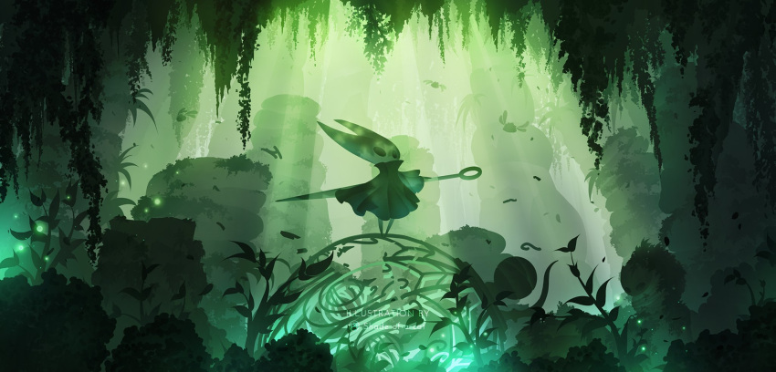 1girl, arthropod_girl, artist_logo, artist_name, bug, cage, colored_skin, firefly