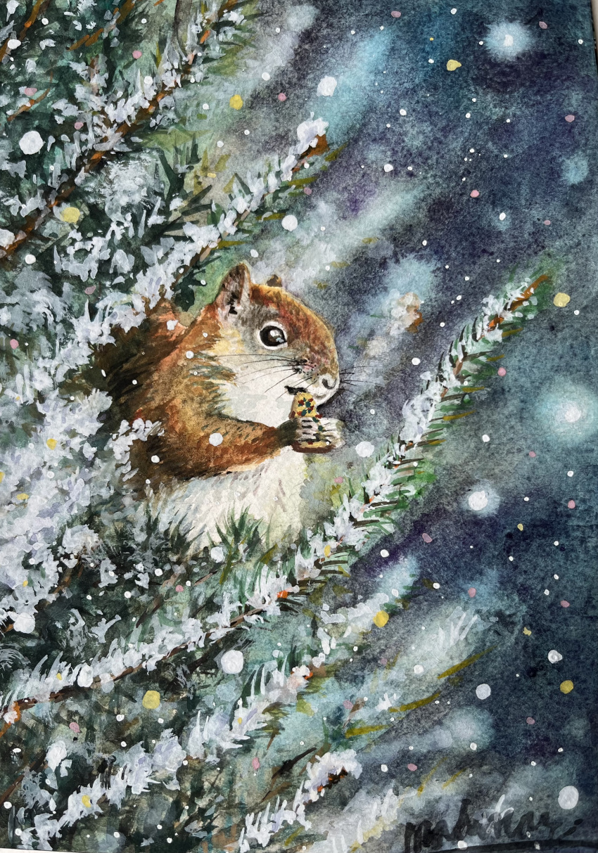 absurdres, animal, animal_focus, commentary_request, highres, madmar, night, no_humans