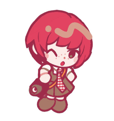 ;o, blush, blush_stickers, brown_dress, brown_shoes, camera, catp0sse, chibi
