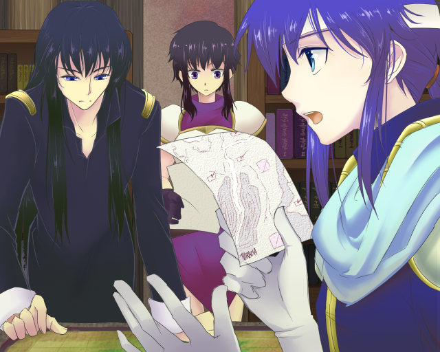 black_hair, celice, celice_(fire_emblem), celice_baldos_chalphy, fire_emblem, fire_emblem:_seisen_no_keifu, gloves, headband