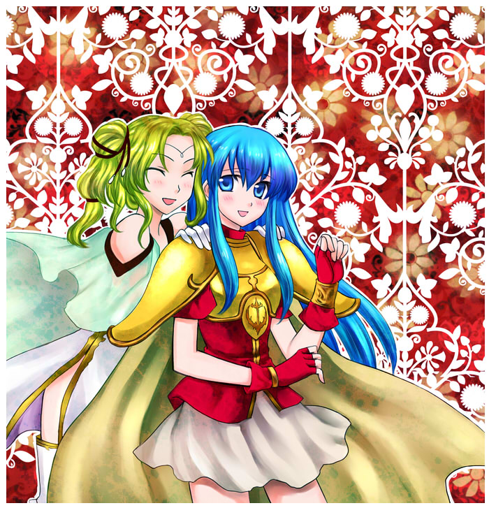 74, armor, armored_dress, blue_eyes, blue_hair, blush, boots, bracelet