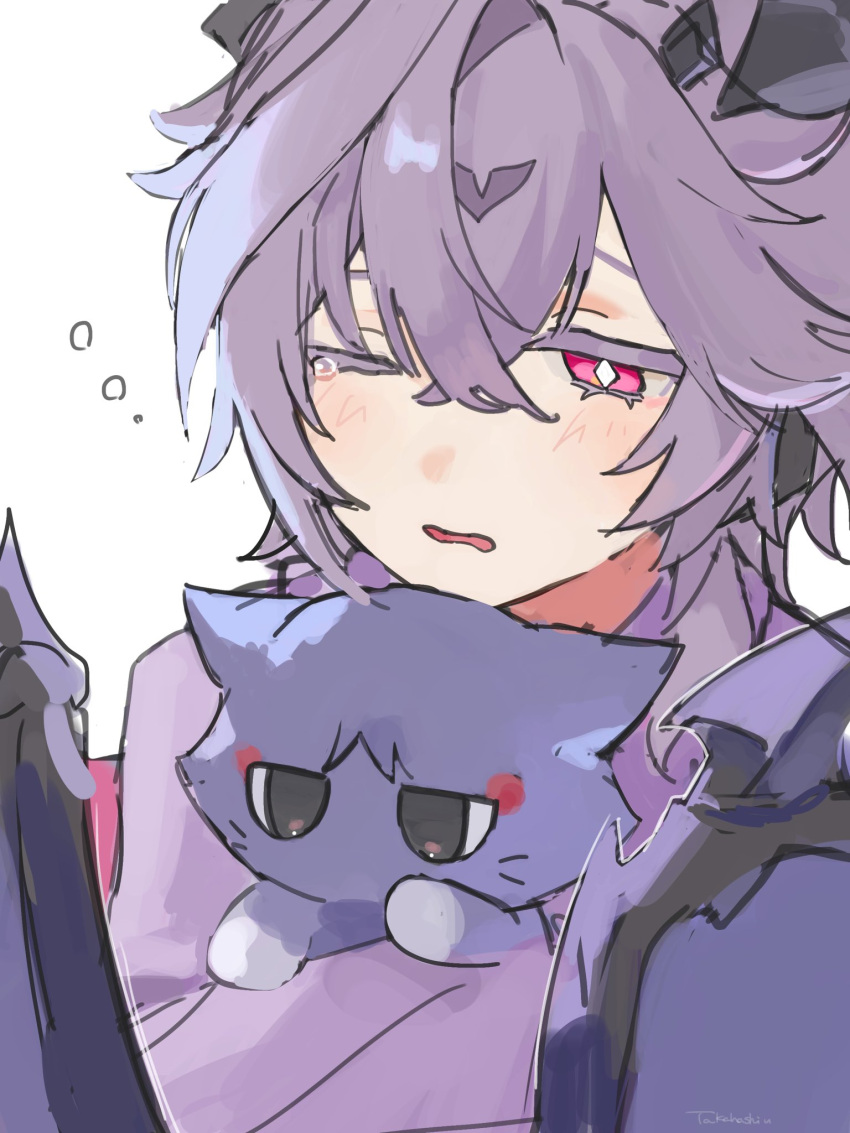 1boy, 624_itumo, alternate_costume, animal, animalization, artist_name, blush, bright_pupils