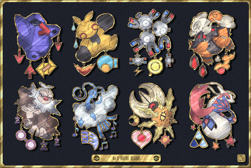 altaria, arrow_(symbol), badge, badge_(pokemon), balance_badge, black_background, character_charm, charm_(object)