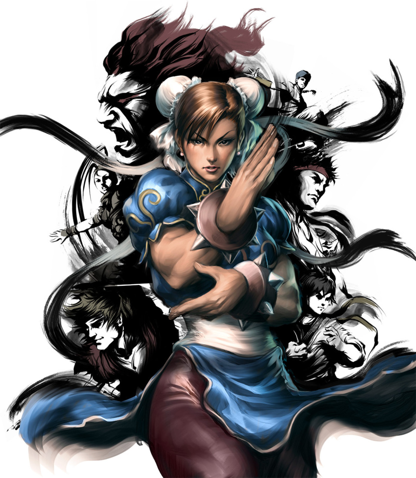 artist_request, bracelet, bun_cover, capcom, china_dress, chinese_clothes, chun-li, double_bun