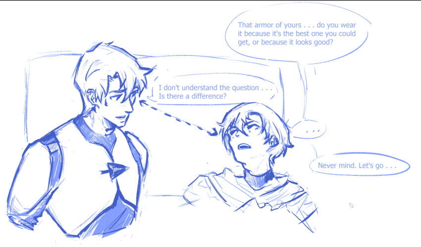 ..., 2boys, bags_under_eyes, ellieaedon, english_text, height_difference, highres, kai_(shadow_slave)