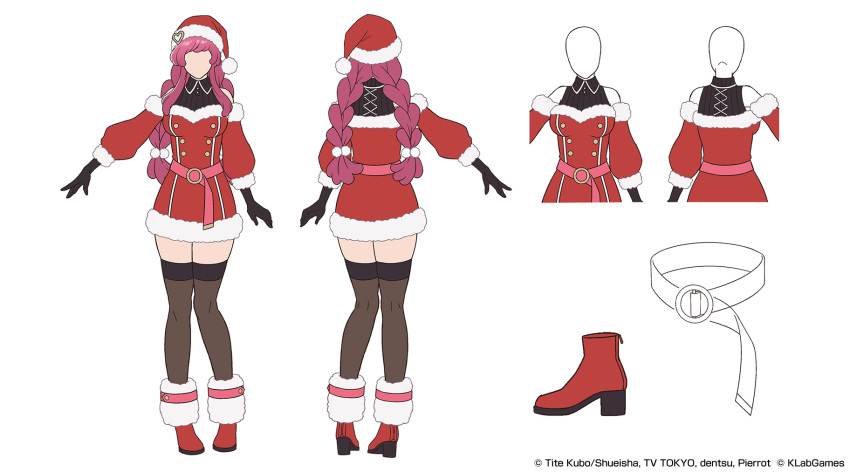 ankle_boots, bare_shoulders, belt, black_gloves, black_shirt, bleach, bleach:_brave_souls, bleach:_sennen_kessen-hen