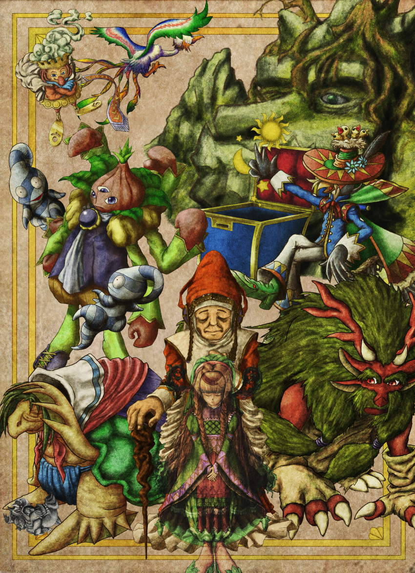artist_request, dual_persona, gaeus, highres, legend_of_mana, matilda_(lom), olbohn, pokiehl