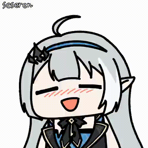 1girl, animated_gif, blush, female_tyrant_(stella_sora), long_hair, pointy_ears, seseren, stella_sora