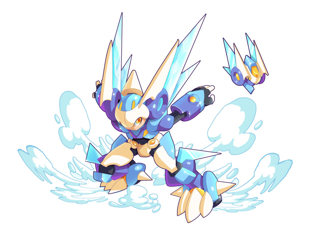 android, armor, biometal, blue_helmet, childre_inarabitta_(mega_man), childre_inarabitta_(mega_man)_cosplay, claws, cosplay