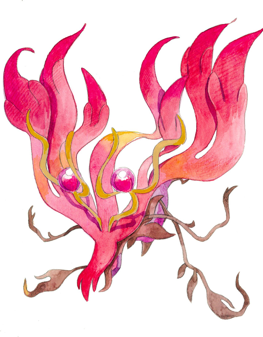 colored_sclera, commentary, dragalge, full_body, highres, leafy_seadragon, mega_dragalge, mega_pokemon