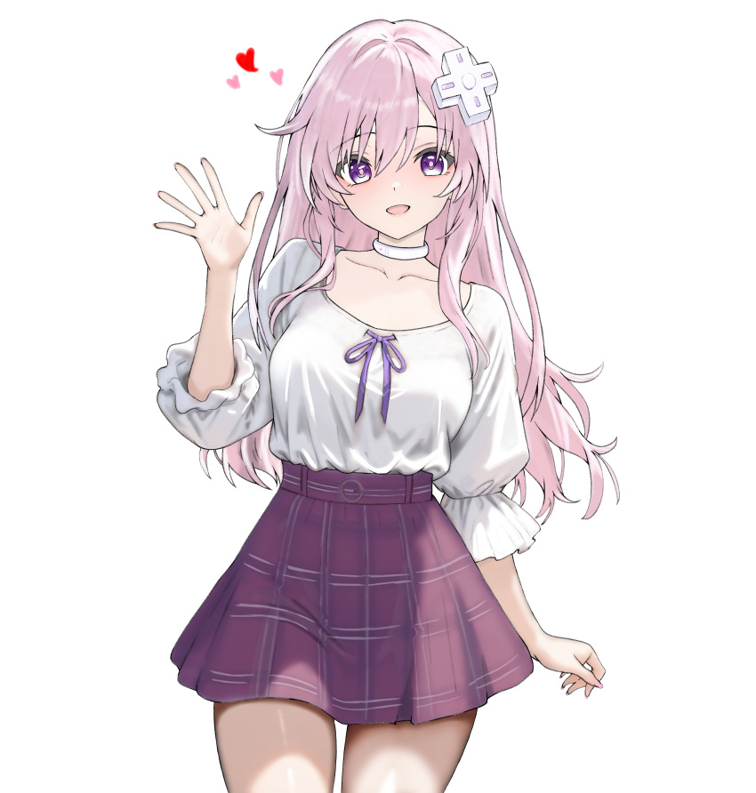1girl, absurdres, breasts, d-pad, d-pad_hair_ornament, hair_between_eyes, hair_ornament, highres