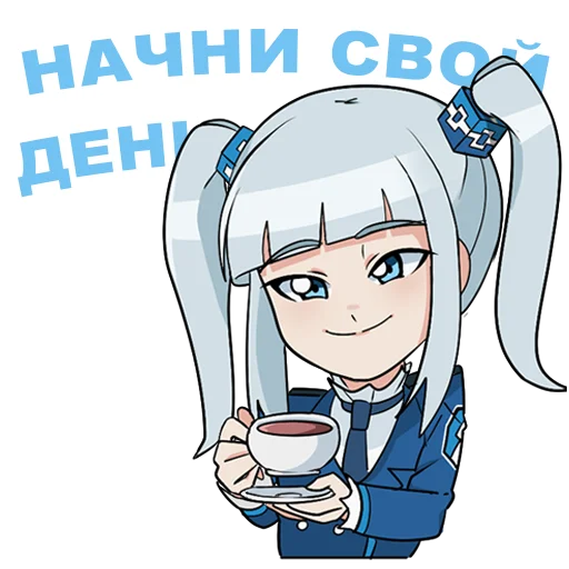 1girl, blue_eyes, blue_jacket, blue_necktie, blunt_bangs, blush, buttons, clothing_request