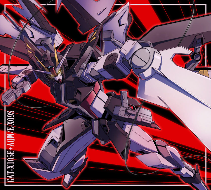 anti-ship_sword, beam_gun, beam_weapon, earth_alliance_(gundam_seed), gangsta_hold, gun, gundam, gundam_seed_c.e._73:_stargazer