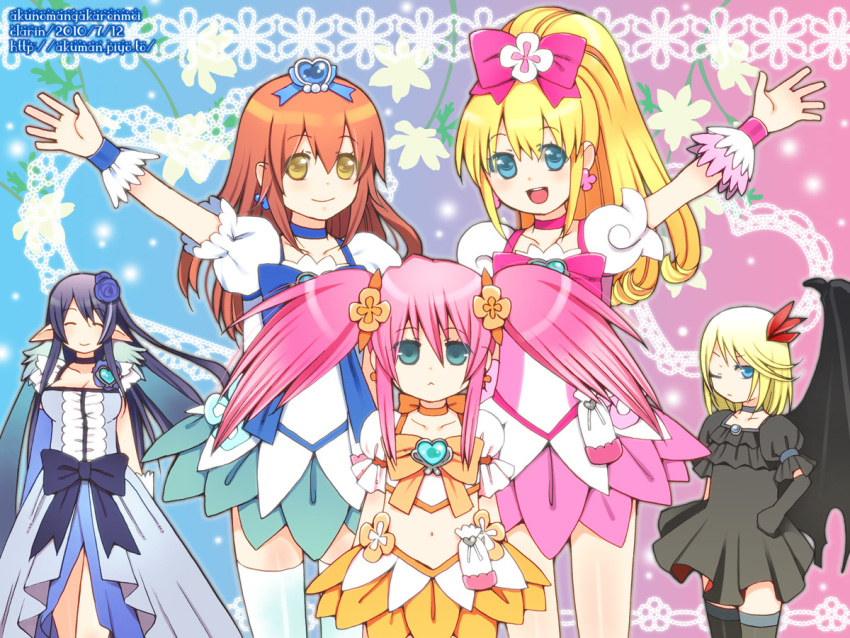 colette_brunel, cosplay, cure_blossom, cure_blossom_(cosplay), cure_marine, cure_marine_(cosplay), cure_moonlight, cure_moonlight_(cosplay)