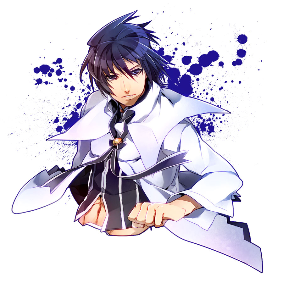 ai_(0304atra), ai_(pixiv2263054), black_eyes, black_hair, cape, daijuuji_kurou, demonbane, male