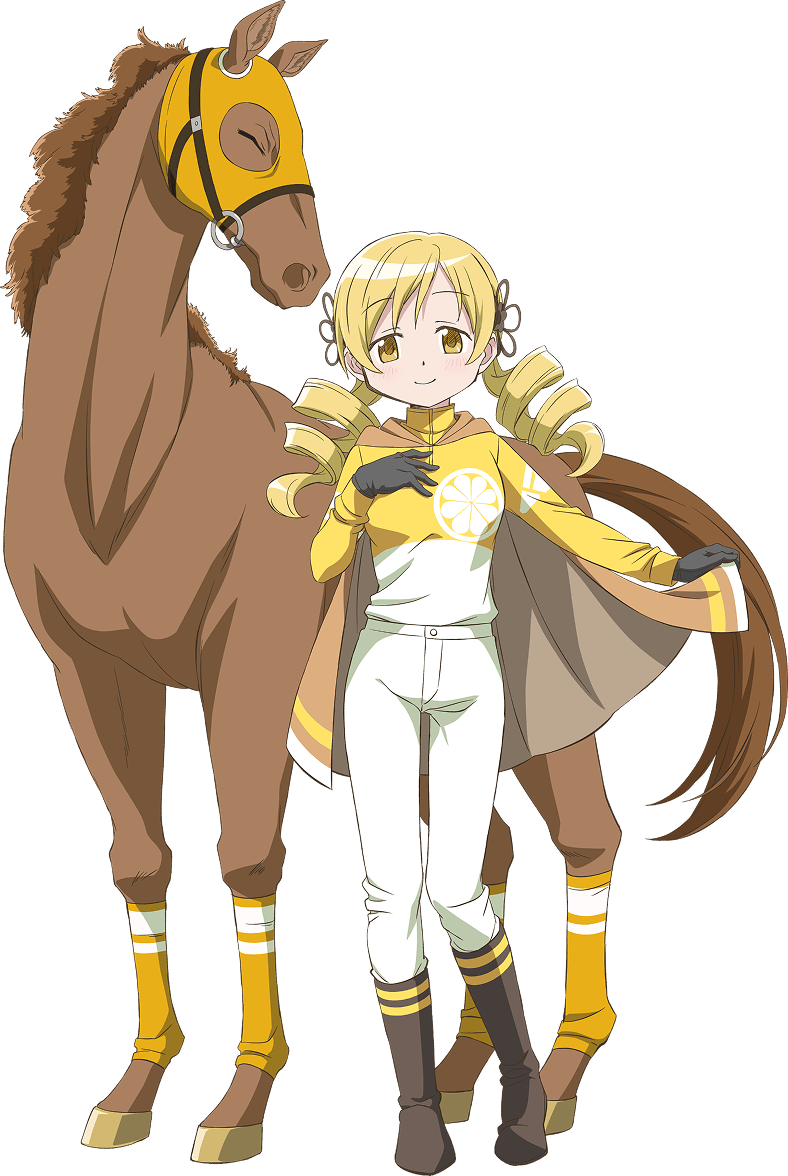 1girl, black_boots, black_gloves, blonde_hair, boots, brown_cape, cape, commentary_request