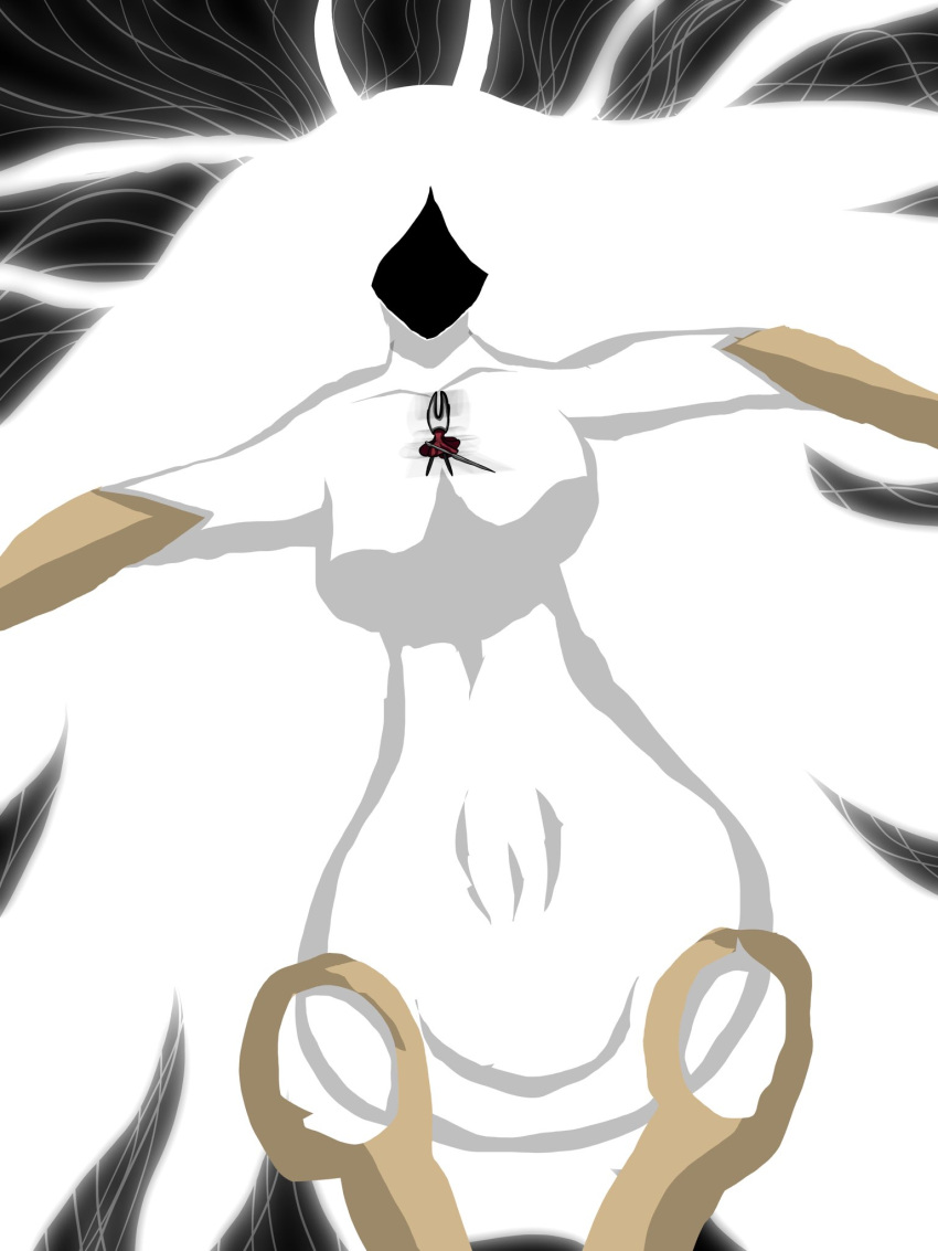 battle, breasts, cloak, colored_skin, grand_mother_silk_(hollow_knight), highres, hollow_knight, hollow_knight:_silksong