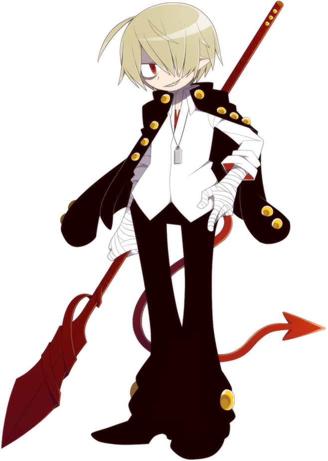 1boy, adauchi_(funamusea), ahoge, bandaged_arm, bandaged_hand, bandages, blonde_hair, demon_boy