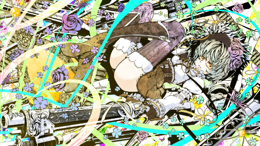 acid_trip, ass, beret, beshi, boots, brown_legwear, censored, convenient_censoring