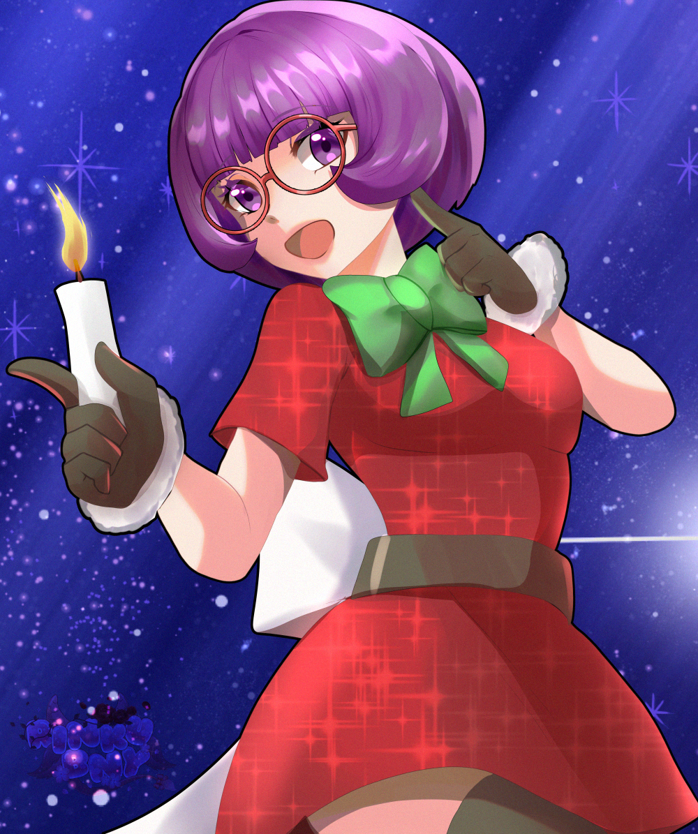1girl, alternate_costume, belt, blunt_bangs, bob_cut, bow, bowtie, breasts