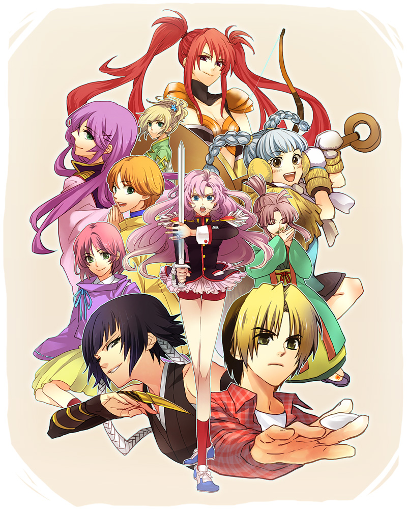 6+girls, bleach, character_request, chiriko_(fushigi_yuugi), crossover, everyone, fushigi_yuugi, harukanaru_toki_no_naka_de