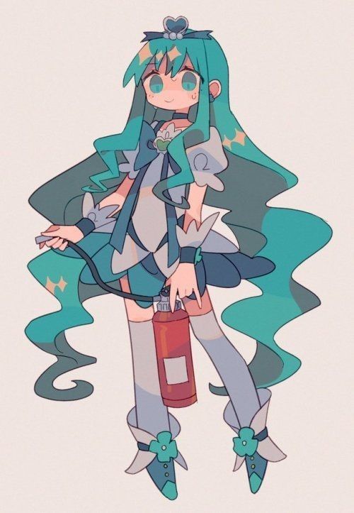 1girl, ankle_flower, anklet, aqua_eyes, aqua_flower, aqua_hair, blue_bow, blue_bowtie