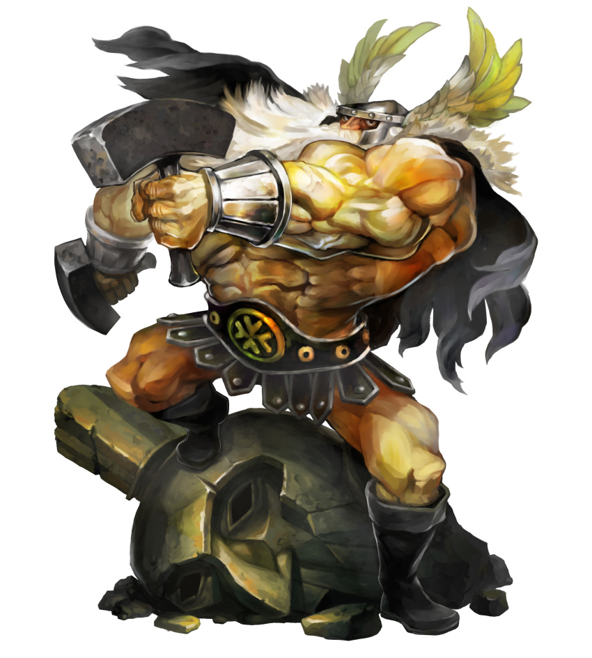 beard, dragon's_crown, dragon's_crown, dwarf, dwarf_(dragon's_crown), dwarf_(dragon's_crown), facial_hair, george_kamitani