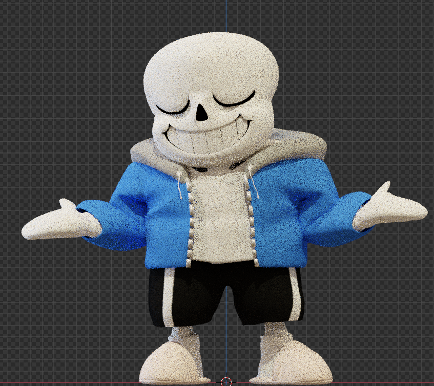 1boy, 2022, 3d, andrewut2, black_shorts, blender_(medium), blue_jacket, closed_eyes, commentary, digital_media, drawstring, english_commentary, fake_transparency, full_body, grey_background, grey_hood, grid_background, hollow_eyes, hood, hood_down, hooded_jacket, humanoid, jacket, male, male_focus, male_only, monster, monster_boy, open_clothes, open_jacket, outstretched_arms, pink_slippers, sans_(undertale), shirt, shorts, shrugging, simple_background, single_vertical_stripe, skeleton, slippers, socks, solo, standing, striped_shorts, teeth, undead, undertale, utdr_(toby_fox), vertical-striped_clothes, vertical-striped_shorts, white_shirt, white_socks, white_stripes