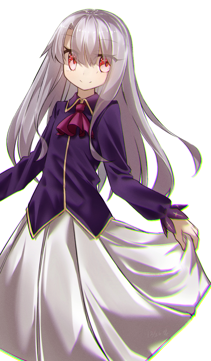 1girl, ascot, breasts, collared_shirt, commentary_request, fate/stay_night, fate_(series), highres