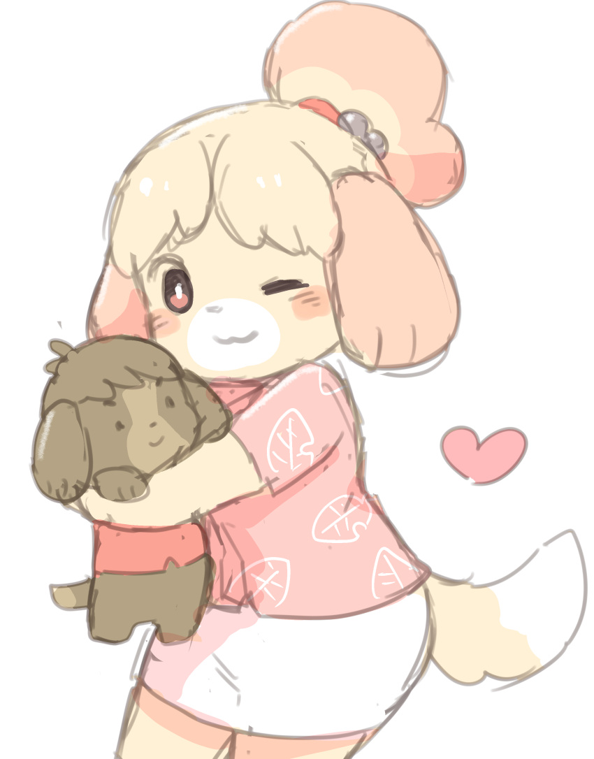 1girl, :3, absurdres, animal_crossing, animal_crossing:_new_horizons, animal_ears, animal_nose, bell