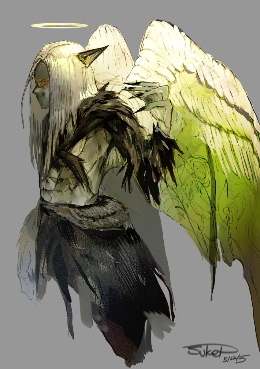 1boy, 2025, absurdres, artist_name, black_fur, black_nails, dated, dragon_quest